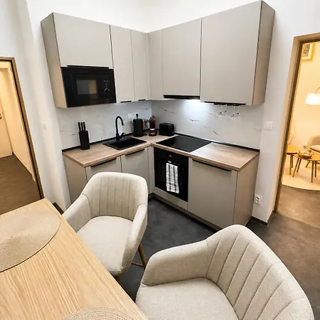 Cozy In The Heart Of With A Terrace Apartmán Brno
